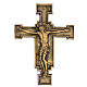 Bronze plaque showing the crucifix 57 cm for EXTERNAL use s1