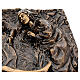 Bronze plaque showing the deposition of Christ 45 cm for EXTERNAL use s10