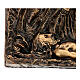 Placa bronce descendimiento cuerpo Cristo 45 cm para EXTERIOR s3