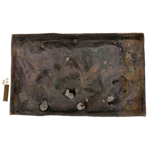 Plaque bronze Déposition du corps de Christ 45 cm pour EXTÉRIEUR 11