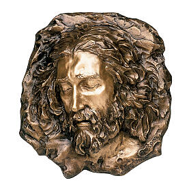 Bronzerelief, Kreuzigung Christi, 40 cm, für den Außenbereich
