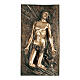 Bronze plaque of Jesus Resurrection, 80 cm for OUTDOORS s1