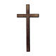 Bronze cross with aged effect for headstone 4 inc OUTDOOR USE s1
