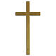Wall crucifix in antique bronze 15 cm for OUTDOOR USE s1