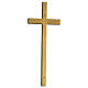 Wall crucifix in antique bronze 15 cm for OUTDOOR USE s2