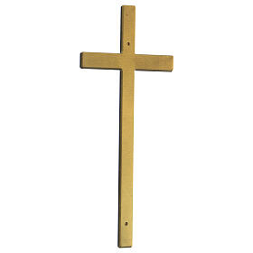 Crucifixo de parede bronze antigo 15 cm para EXTERIOR
