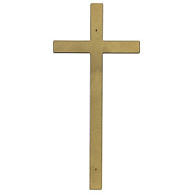 Crucifix in antique bronze 20 cm for OUTDOOR USE