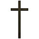 Crucifix in antique bronze 20 cm for OUTDOOR USE s1