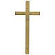 Crucifix in antique bronze 20 cm for OUTDOOR USE s2