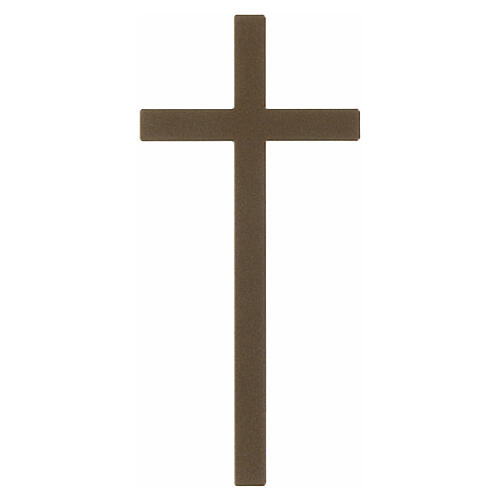 Tombstone cross in antique bronze 25 cm for OUTDOOR USE 1