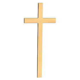 Croix de pierre tombale bronze vieilli 25 cm pour EXTÉRIEUR