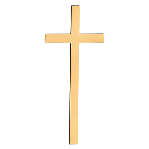 Bronze cross with aged effect for headstone 10 inches OUTDOOR USE 2