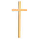 Bronze cross with aged effect for headstone 10 inches OUTDOOR USE s2
