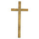 Bronze cross with aged effect for headstone 10 inches OUTDOOR USE s3