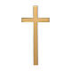 Bronze cross shiny effect for headstone 8 inc OUTDOOR USE s1