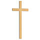 Tombstone cross in glossy bronze 25 cm for OUTDOOR USE s2