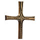 Byzantine style bronze cross for gravestone 32 inc s4