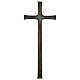 Byzantine style bronze cross for gravestone 32 inc s6