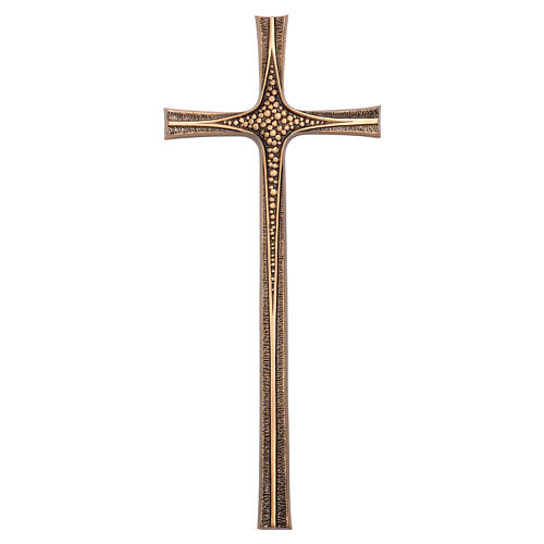 Byzantine style bronze cross for headstone 33 inc 1