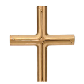 Standing bronze cross for outdoor, 75 cm, lost wax casting