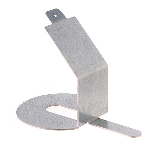 Urne in Herzform, hellblau, Majolika 7