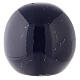Sphere-shaped cremation urn, midnight blue earthenware s1