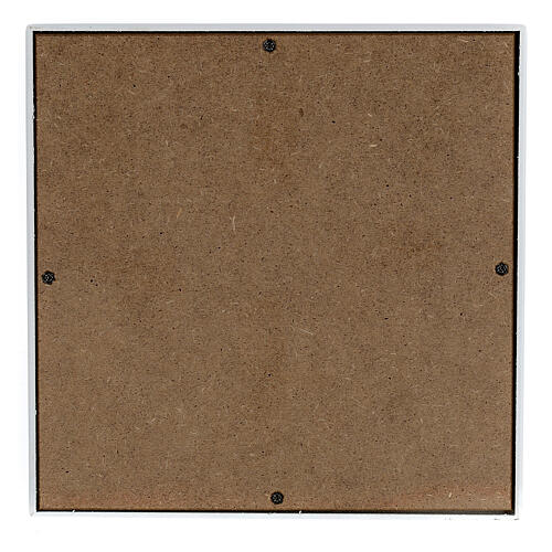 Urna funeraria cubo liscio effetto radica opaco 5L 4
