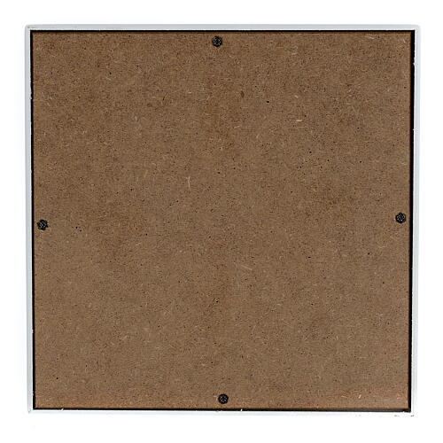 Urna na prochy - sześcian, gładka, matowy efekt złotego brązu, 5l 4