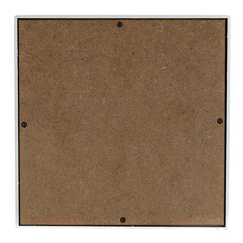 Urna pogrzebowa - gładka, sześcian, matowy efekt tkaniny w kwadraty, 5 L 4