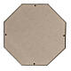 Urna funeraria octagonal almohadillado lacado oro opaco 5L s4