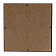 Urna funeraria cubo bugnato laccato bianco lucido 5L s4