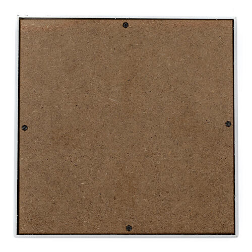 Urna cineraria cubo bugnato laccato nero lucido 5L 4