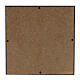 Urna funeraria cubo liscio laccato nero lucido 5L s4