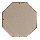 Ascheurne, achteckige Grundform mit leicht erhabenen oktogonalem Aufsatz, kupferfarben matt lackiert, 5L s4