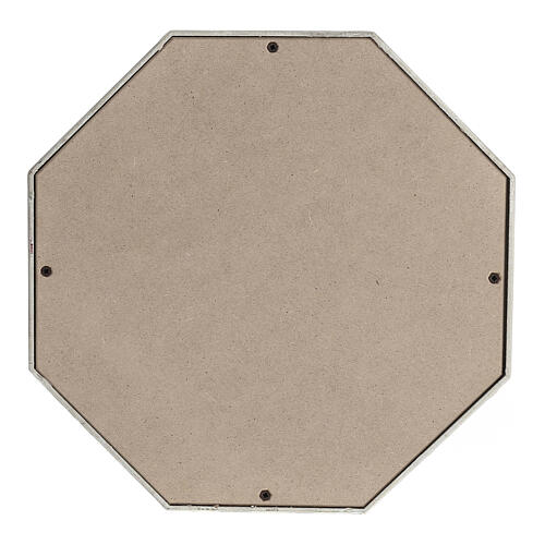 Octagonal cremation urn copper lacquered matte finish 5L 4