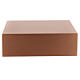 Smooth funerary urn, matte copper lacquered book, 5 L s3