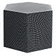 Smooth hexagonal funeral urn with matte carbon-kevlar finish, 5 L s3