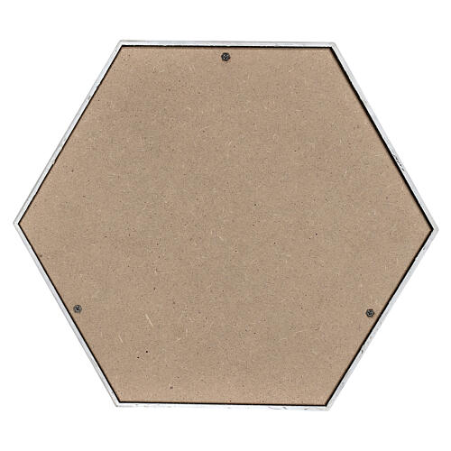 Urna cineraria esagono liscio effetto kevlar carbonio opaco 5L 4