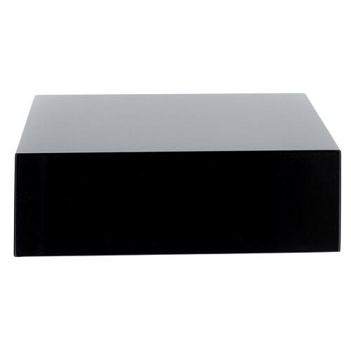 Cinerary urn book smooth glossy black lacquered 5L online sales on