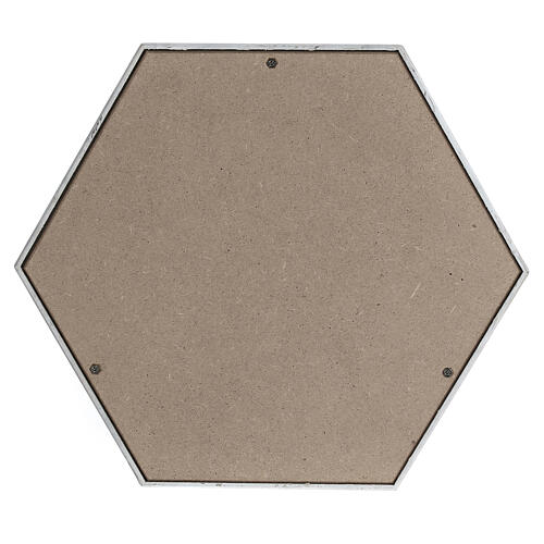 Urne hexagonale lisse effet bronze or mat 5L 4