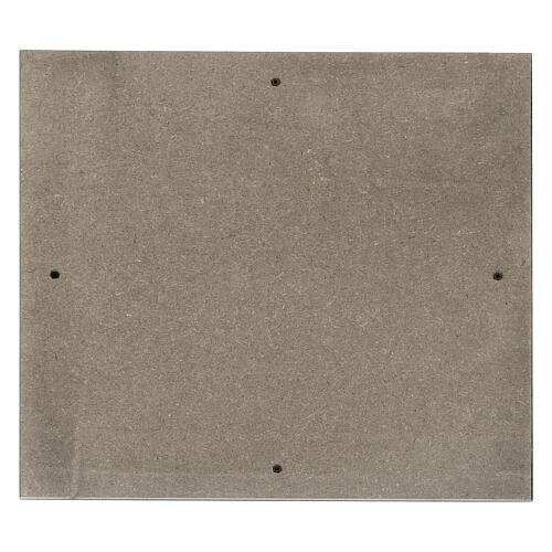 Urna funeraria piramide liscia laccato nero lucido 5L 4