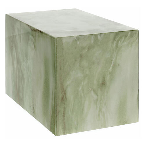 Parallelepiped funeral urn, smooth polished onyx effect, 5 L 1