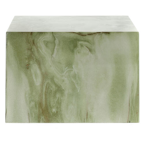 Parallelepiped funeral urn, smooth polished onyx effect, 5 L 4