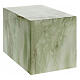 Parallelepiped funeral urn, smooth polished onyx effect, 5 L s1