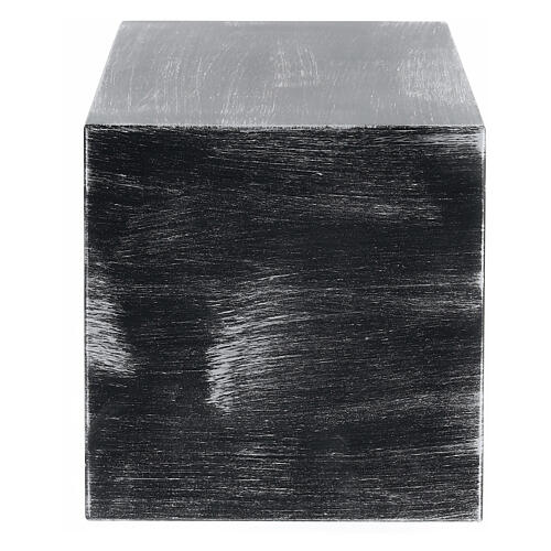 Urna na prochy, prostopadłościenna, gładka, efekt brązu‑aluminium, matowa, 5 L 3