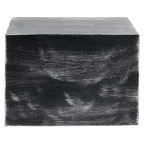 Urna na prochy, prostopadłościenna, gładka, efekt brązu‑aluminium, matowa, 5 L 4