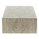 Cremation urn smooth book glossy Botticino marble effect 5L s3