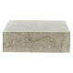 Cremation urn smooth book glossy Botticino marble effect 5L s4