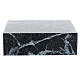 Funeral urn book smooth glossy black marble effect 5L s4