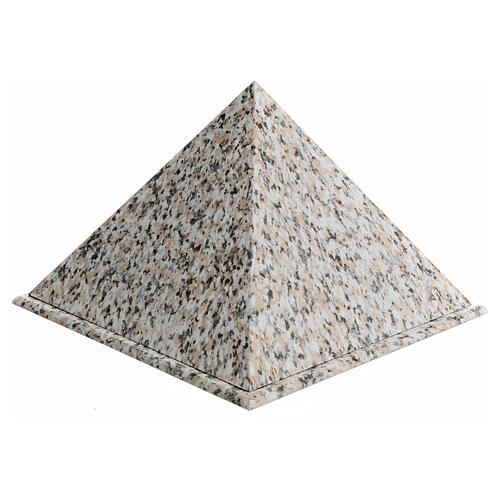 Urne pyramide lisse effet granit satiné 5 L 1